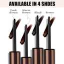 Cilrofelr Tattoo Peel Off Eyebrow Gel, Easy Tattoo Brow Peel Off Gel, Last Up to 3 Days, Waterproof, Transfer-proof, For Fuller & Defined Looking Brows, Brown (2 Pack)