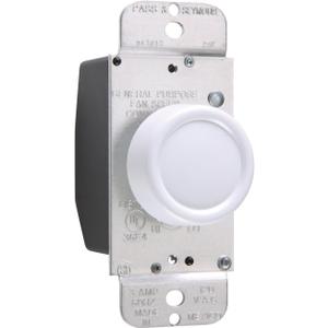 Legrand Pass & Seymour 94301WV 3 Amp Rotary Fan Speed Control, Single Pole, White (Count of 1)