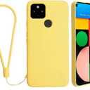 Insten Liquid Silicone Case For Google Pixel 4a 5G (2020)(NOT For Pixel 4a) Soft Microfiber Full Body Protective Cover