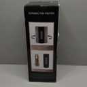 Portable Space Heater for Indoor Use with Remote - QOWETU 70° Oscillating Electric Heater, 17 Inchs, 12H Timer, 1500W Quiet PTC Ceramic Heating with Thermostat, Fast Safety Heat for Home, Bedroom