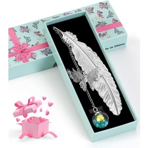 Christmas Stocking Stuffers for Women - Bookmark Birthday Gifts for Women Mom Teacher Best Friend Sister Coworkers - Unique Holiday Funny Bookmarks for Book Lovers - Gifts for People Who Like to Read