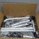 Loyoda Folding Walker with 2 Skis and 5" Wheels, Lightweight Walkers for Seniors and Adults, Supports Up to 350 Pounds, Adjustable Height, Compact Standard Walker, Black