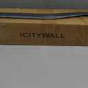 9 Pack Chain Link Fence Extension, 25" Fence Extension Height, Galvanized Post Extender for Dogs (1-3/8",Black) (1-3/8" 9 count, Black)
