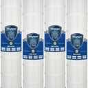 Yoojequa PCC130 Pool Filter Cartridge Compatible with C-7472, Clean and Clear Plus 520, CCP520, R173578, 178585, 817-0143, FC-1978, FC-6475, 160332, 4 x 125 Sq. Ft Pool Filter Cartridge, 4 Pack