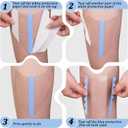 Instant Lift Patch for Legs, Invisible Waterproof Thigh Lift Tape for Sagging Skin, Transparent Lift and Glow Patches Legs, Adhesive Body Tape for Women Skin Lifting Inner Thighs (40pcs)