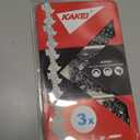 KAKEI 18 Inch Chainsaw Chain 3/8" LP Pitch .050" Gauge 62 Drive Links Fits Poulan, Kobalt, Echo, Ego, Greenworks and More- S62 (3 Chains) - Semi Chisel