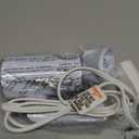 Licoseam Portable & Foldable Small Hair Dryer with Lightweight Design, 1600W Fast Drying Travel Hair Blow Dryer，White + Pouch