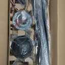 Roomratv 52 inch Ceiling Fans with Lights and Remote, Smart APP Control, Noiseless DC Motor, Reversible 6 Speeds, Timer Setting, 3CCT Dimmable, Black Finish Modern Style for Bedroom Living Room