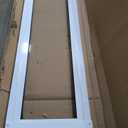 PetSafe Sliding Glass Pet Door - No-Cut DIY Install Doggy Door for Renters - Aluminum Frame - Adjustable Height 75 7/8" to 81" - Ideal for Small Dogs Up to 15 lb - White