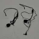 2Pcs Microphone Headset Mic, Flexible Wired Boom for Voice Amplifier, 3.5mm Connector Jack Headset Microphone for Singing, Speaking, Teachers, Coaches, Presentations, Seniors and More