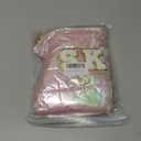 Hiroyuki Iridescent Makeup Bag, 14 inches Cosmetic Bag, Large Capacity Travel Pouch (Skin, pink)