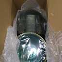 I00000 50 Pack 12 Ounce Clear Green Plastic Bowls Serving Bowls Hammered with Gold Rimmed, Heavy Duty Disposable Bowl Set,Small Bowls for Party Picnic, 50 Pack, Green Gold