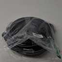 Sprinkler Hose with Holes, Flat Soaker Hose 100 Ft (25 ft 4pack) with Garden Staples and Splitters, Watering Drip Irrigation Hoses for Lawn, Vegetable and Garden Beds (100 ft) (Black)