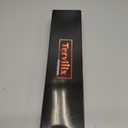 Terviiix Small Flat Iron for Short Hair, Temperature Adjustable Pencil Flat Iron Fast Heat Up, 3/10 Inch Beard Straightening Iron Dual Voltage with Tourmaline Ceramic Plates, Auto Shut Off (Orange)