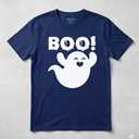 Cute Ghost T Shirt - Cool Funny Ghost Boo Halloween Kids tee T-Shirt Large