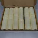 Enido Flameless Candles Led Candles Pack of 12 Battery Candles (D2.15'' x H4''5''6'') Waterproof Outdoor Indoor Candles with 10-Key Remotes and Cycling 24 Hours Timer (Plastic)