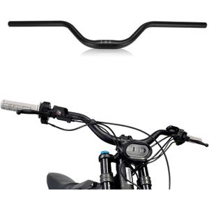 Motorcycle Heighten Handlebar 7/8" 22mm Handle Bar 4MM Thickness CNC for Surron Sur Ron LBX Talaria Sting MX3/R MX4 Talaria XXX E-Ride Pro SR S SS 2.0 3.0 Ventus One Rawrr Mantis Black