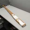 Ivilon Drapery Window Curtain Rod - End Cap Style Design 1 Inch Pole. 48 to 86 Inch Color Black