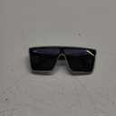Oversized Square Sunglasses For Women Men Bling Rhinestone Flat Top Shades