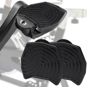 Pedal Converter for Peloton Bike & Bike Plus,Pedals for Regular Shoes Fit Original Bike & Bike+,Flat Pedals Clipless, Exercise Bike Accessories (Black)