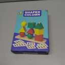 Wooden Sorting & Stacking Toys, Color Recognition Sensory Toys Shape Matching Game, Stacking Puzzle Building Blocks Learning Activities Fine Motor Skills Toy for 2 3 4 5 Years Old Kids