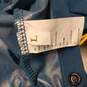 Dog Raincoat, Waterproof Dog Rain Jacket with Hood, Rain Coat with Leash Hole, Reflective Strap for Small Medium Dogs, Lightweight Puppy Clothes(Blue,L)