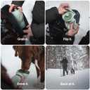 SÄKER Portable Dog Water Bottle, Collapsible Water Bottle for Dogs Perfect for Walking, Hiking and Outdoors | Works as a Portable Water Bowl | Designed in Montreal - 750ml