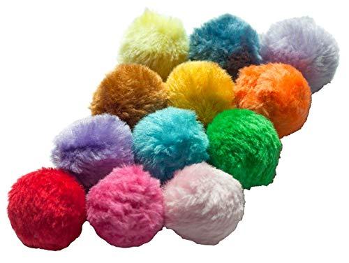 Fashion's Talk Cat Toys Furry Rattle Ball for Kitty 12 Pack