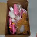 33Pcs Pet Doctor Kit for Toddlers - Dress Up Costume & Pretend Doctor Play Set with Dog Toy, Stethoscope, Pet Vet Roleplay Toys, Christmas Birthday Gifts for Ages 3 4 5 6 7 8 Year Old Boys Girls