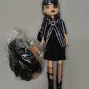 Girls Doll and Accessories, 10 inch Academy Uniform with Black Dress and Thing