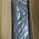 SONGMICS Bamboo Shoe Bench, 3-Tier Shoe Rack Organizer for Entryway, Living Room, Bench Seat Holds Up to 300 lb, 11.9 x 35.4 x 19.2 Inches, Rustic Walnut and Slate Gray ULBS904B32