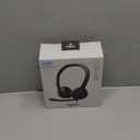 Logitech H390 Wired Headphones with Mic, USB-A Headset with Microphone for PC, Noise Cancelling Microphone for Video Meetings, Music, Gaming - Black