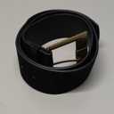 Women Wide Leather Belts for Dresses 1.9" Chunky Western Vintage Thick Suede Waist Belt with Brass Buckle