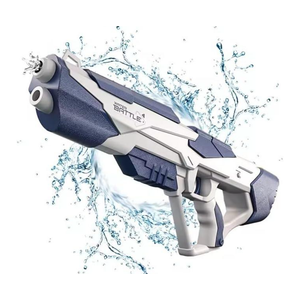 Water Blaster Gun for Outdoor Fun, Standard Pistol Grip Design, Blue and Pink (Blue), Large, CY005/CY006