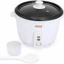 IMUSA USA GAU-00012 Electric NonStick Rice Cooker 5-Cup (Uncooked) 10-Cup (Cooked), White (5 Cups)