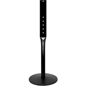 Parking Sign Post Heavy Duty 49" Sign Base Cast Iron Sign Stand, Movable Parking Sign Stand for Hanging Signs (Black-1 Pack-20 lbs)