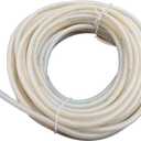 3/8" X 0.655" X 0.140" wall, New Age Reinforced Silicone Braided Hose, Natural, 100' Roll