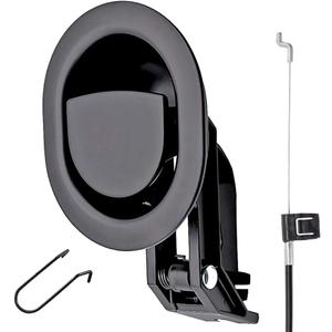 Metal Recliner Chair Sofa Handle with Cable Couch Release Lever Replacement Pull Handle Sturdy Durable Oval Handle Size 3.5" L x 3" W x 1.2" H Repair Parts Fit for Ashley and Major etc