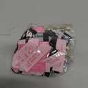 100pcs Handmade with Love Heart Clothing Label,Embroidered Fabric Tags Sew on Tags for DIY Sewing Knitting Crocheting Quilting Gift Wrapping DIY Accessories (Multi)