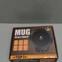 Fast Heating Mug Warmer - 4 Temp Settings & 1-12H Timer, Coffee Cup Warmer Plate for Desk Auto Shut Off, Ideal Beverage Warmer Gift for Coffee, Tea, Milk (Black)