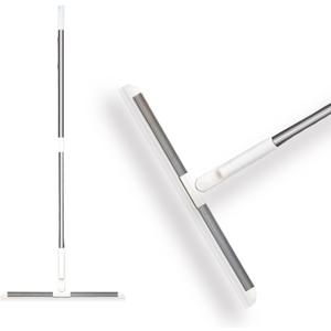Roadmap Floor Squeegee Scrubber for Floor, Shower Squeegee Broom for Floor, Rubber Window Cleaning Brush for Garage, Deck, Bathroom, Glass, Car, Sliding Door, Shower Glass Door