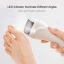Electric Feet Callus Removers Rechargeable, Portable Electronic Foot File Pedicure Tools, Electric Callus Remover Kit, Professional Pedi Feet Care Perfect for Dead,Hard Cracked Dry Skin