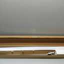 4FT Barn Door Hardware Kit, Low Clearance Aluminium Alloy Box Rail Track Hardware Kit, Sliding Door Track for Interior Single Wooden Door,Black, 4FT-B