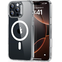 ESR for iPhone 16 Pro Max Case, Camera Control, Compatible with MagSafe, Shockproof MilitaryGrade Protection, Magnetic Phone Case for iPhone 16 Pro Max, Classic Hybrid Case (HaloLock), Clear