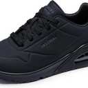 Skechers Women's Uno Slip Resistant Food Service Shoe (6, Black)