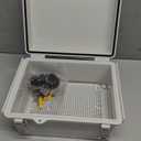 Outdoor Waterproof Electrical Box Junction Box Weatherproof IP67 ABS Plastic Enclosure Switch Router Project Box Electronics DIY Enclosure With Mounting Plate Wall Bracket Grey 8.6"x6.6"x4.3"