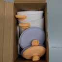 BUYGER Kids Play Kitchen Pots and Pans Set, Pretend Play Cooking Cookware Accessories Toys Utensils Playset for Toddlers Boys Girls Ages 3-5+ Years Old