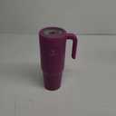 REDUCE Chiller Vacuum Insulated 40 oz Tumbler with Spill-Proof Silicone Straw - Sustainable Tritan Lid with Water Intake Markers - Soft Sit Base Travel Mug - Dishwasher Safe - Berry Bliss