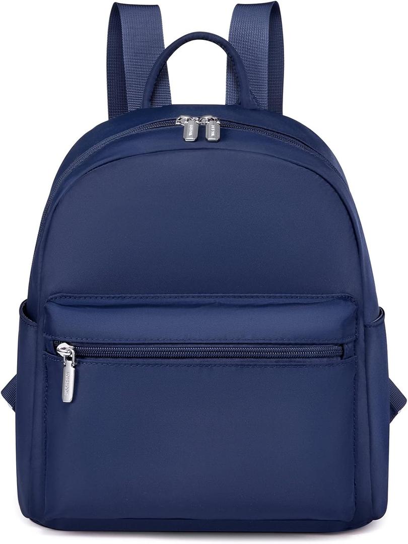 LOVEVOOK Mini Backpack for Women Light Weight Small Waterproof Backpack Purses Daily Backpack (Navy Blue)