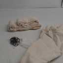 Burlap Beige Semi Sheer Curtains 80 Inches Long for Living Room Textured Linen Blended Light Filtering Window Curtains Pinch Pleated Back Tab Drapes with Hooks Rings 2 Panels Aestheti, Sand Cream